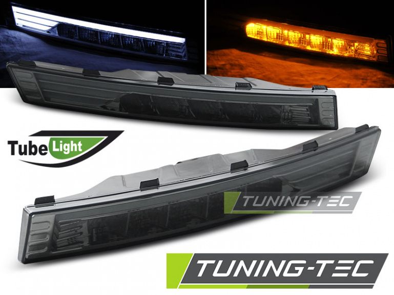 Upgrade Klarglas LED Frontblinker / Standlicht Kombination für VW Passat B6 (3C) 05-10 rauch