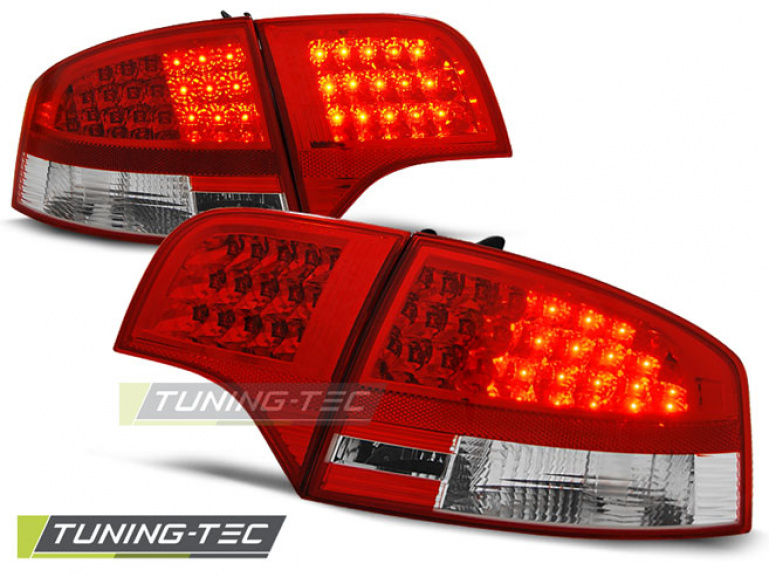 LED Upgrade Design Rückleuchten für Audi A4 B7 (8E) Limousine 04-08 rot/klar