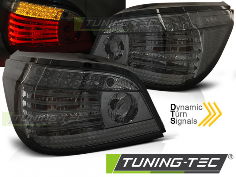 LED Upgrade Design Rückleuchten für BMW 5er E60 Limousine 03-07 rauch mit dynamischem Blinker