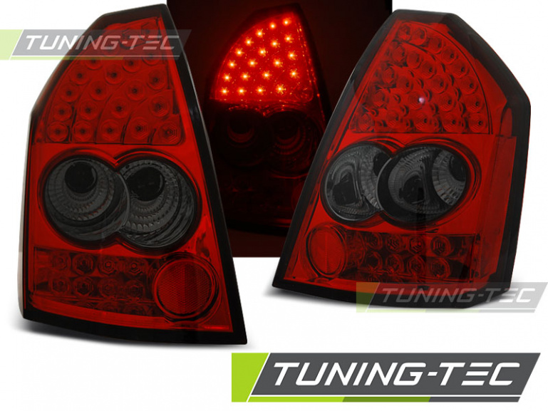 LED Upgrade Design Rückleuchten für Chrysler 300C Limousine 05-08 rot/rauch