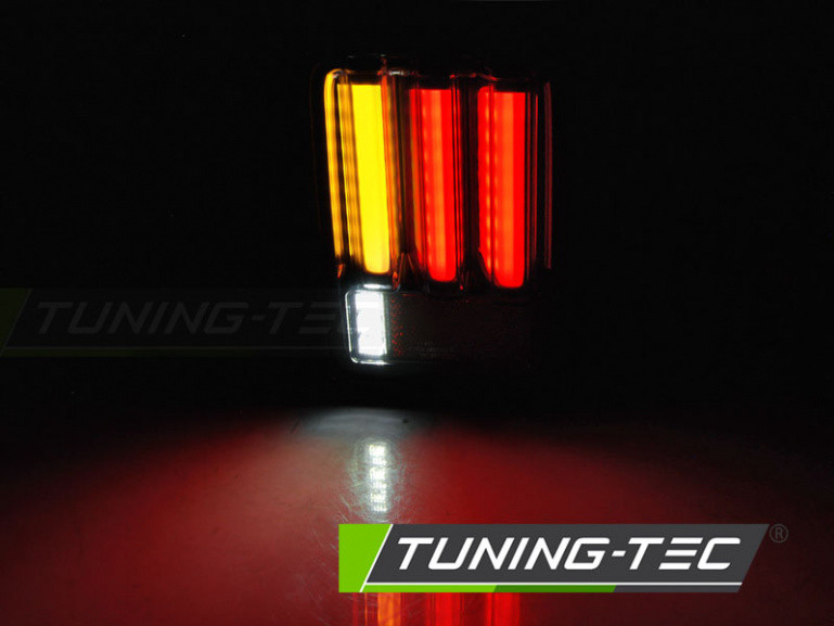 LED Lightbar Design Rückleuchten für Chrysler Jeep Wrangler JK 07-18 schwarz/rauch