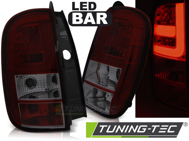 LED Lightbar Design Rückleuchten für Dacia / Renault Duster 10-14 rot/rauch