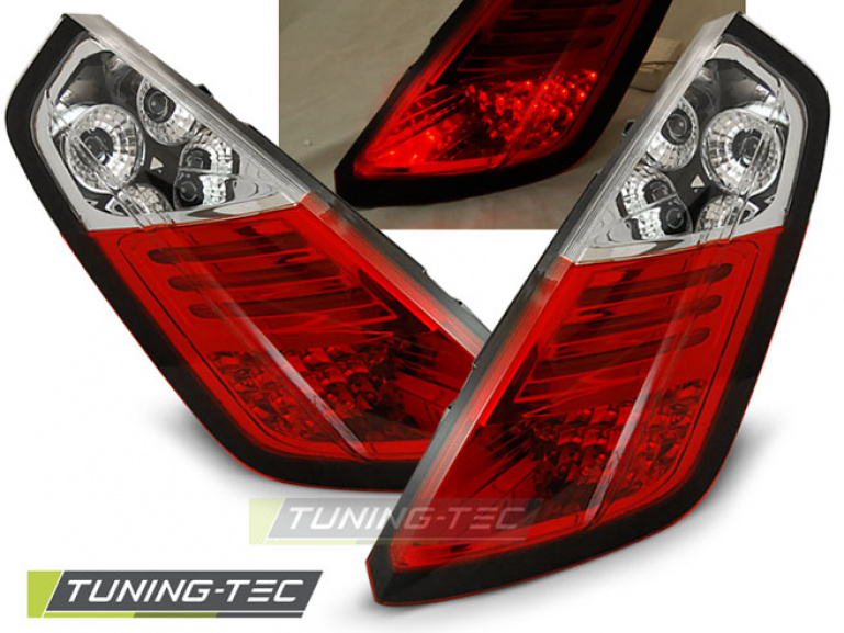 LED Upgrade Design Rückleuchten für Fiat Grande Punto 05-09 rot/klar