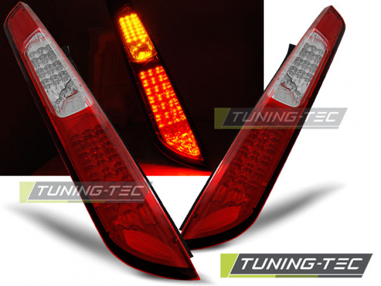 LED Upgrade Design Rückleuchten für Ford Focus MK2 08-10 rot/klar