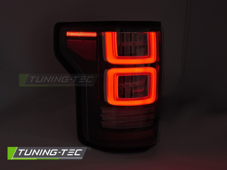 VOLL LED Upgrade Design Rückleuchten Set für Ford F150 MK13 14-20 schwarz/rot mit dyn. Blinker