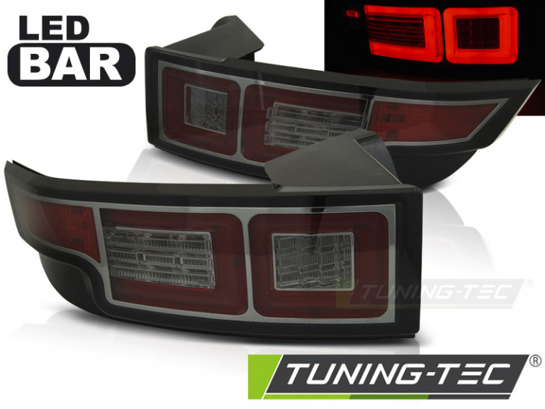 LED Lightbar Design Rückleuchten für Land Rover / Range Rover Evoque 11-18 rauch