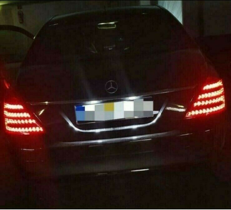 Xenon LED Tagfahrlicht Design Scheinwerfer für Mercedes Benz S-Klasse W221  05-09 chrom