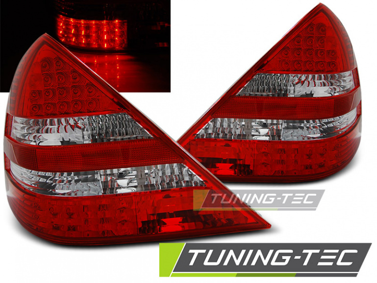 LED Upgrade Design Rückleuchten für Mercedes Benz SLK R170 96-04 rot/klar