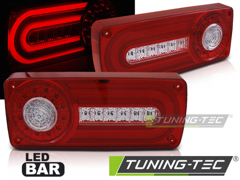 LED Upgrade Design Rückleuchten für Mercedes Benz G-Klasse W463 90-12 rot/klar