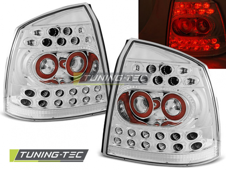 LED Upgrade Design Rückleuchten für Opel Astra G 97-04 chrom