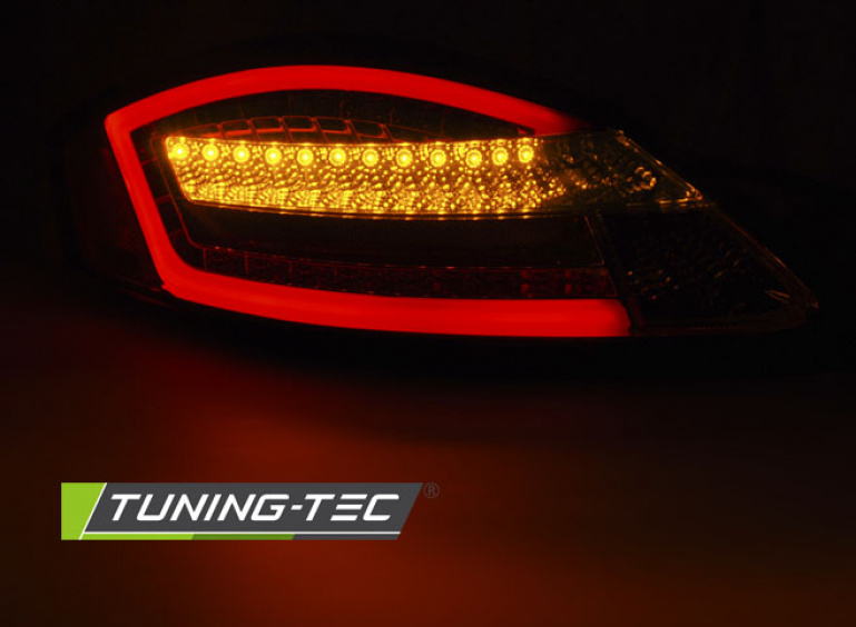 Voll LED Upgrade Design Rückleuchten für Porsche Cayman 987c 05-09/Boxster 987 05-08 rot/rauch