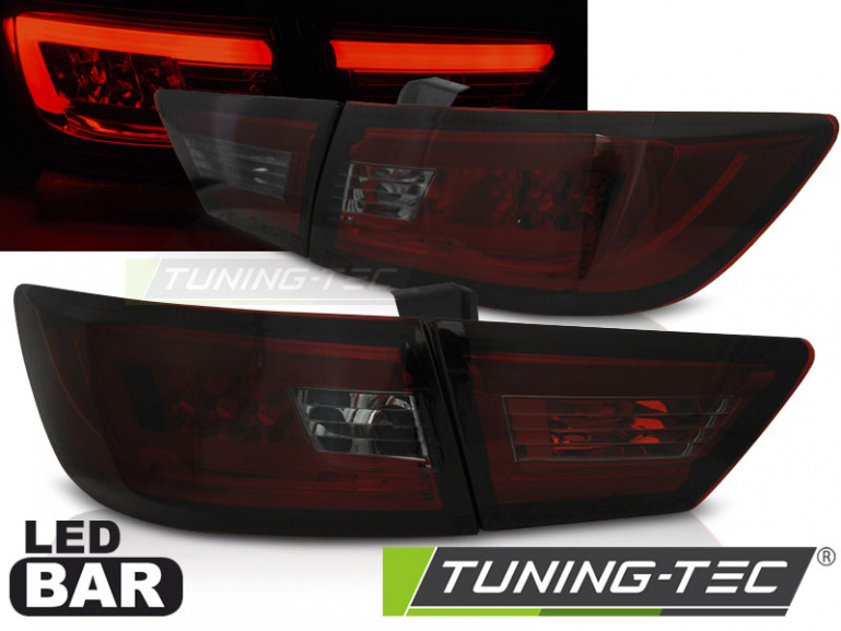 LED Lightbar Design Rückleuchten für Renault Clio IV (4) 13-16 rot/rauch