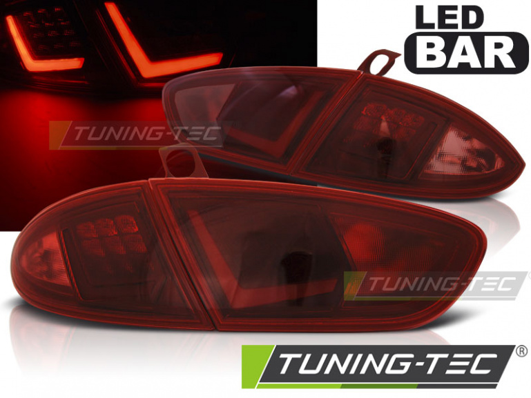 LED Lightbar Upgrade Design Rückleuchten für Seat Leon 1P Facelift 09-12 rot