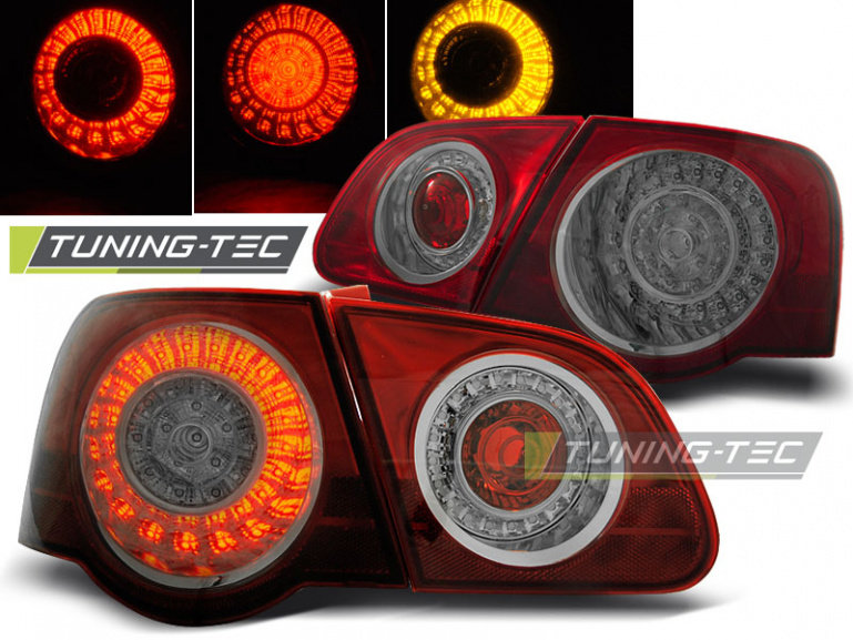 LED Upgrade Design Rückleuchten für VW Passat 3C (B6) Limousine 05-10 rot/klar