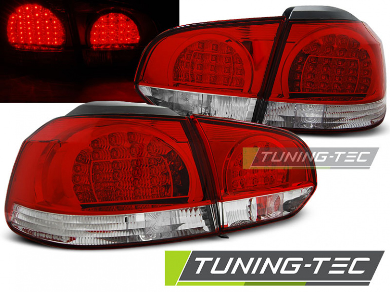 LED Design Rückleuchten für VW Golf 6 (VI) 08-12 rot/klar