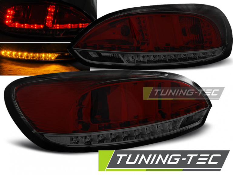 LED Upgrade Design Rückleuchten für VW Scirocco 3 (III) 08-14 rot/rauch mit LED Blinker