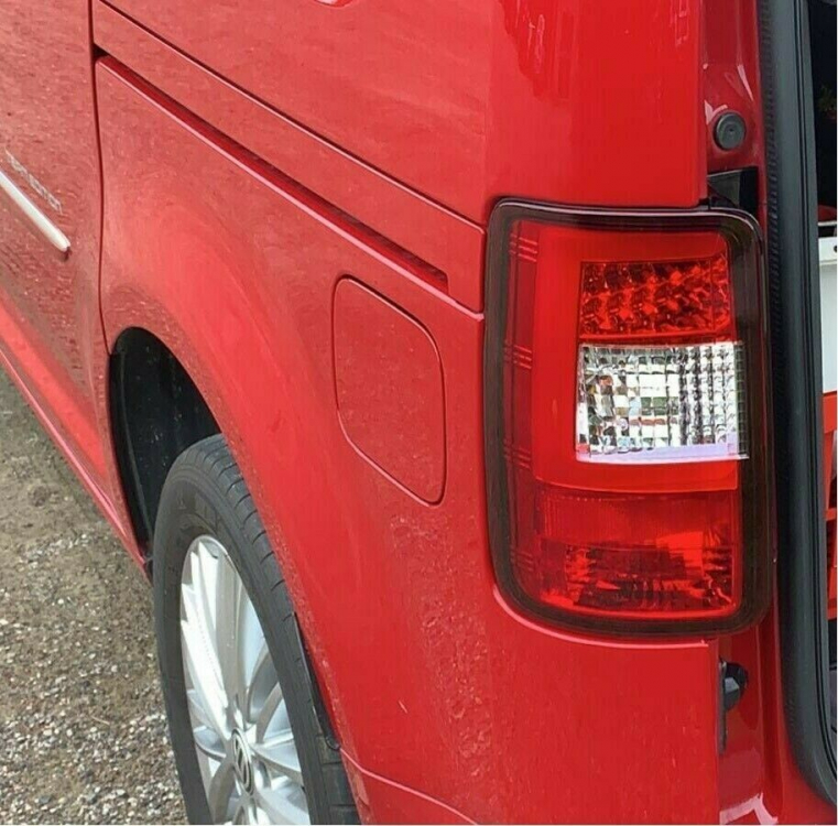 LED Lightbar Design Rückleuchten für VW Caddy 3 (2K) 03-14 rot/klar