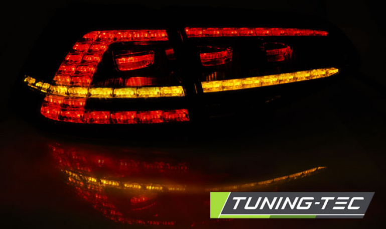 LED Upgrade Design Rückleuchten für VW Golf 7 (VII) 13-17 rot/klar mit dynamischem Blinker