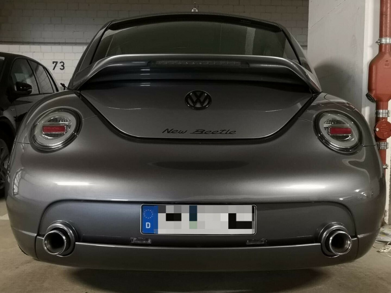 LED Lightbar Design Rückleuchten für VW New Beetle 98-05 chrom/rauch mit dynamischem LED Blinker