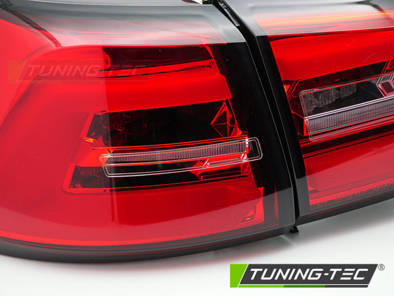 VOLL LED Upgrade Design Rückleuchten Set für VW Golf 7 (VII) Variant (Kombi) 12-17 rot/weiß mit dynamischem LED Blinker