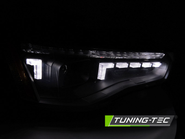 Xenon Upgrade LED Tagfahrlicht Scheinwerfer Set für Audi A5 Facelift 11-16 Schwarz mit dyn. Blinker