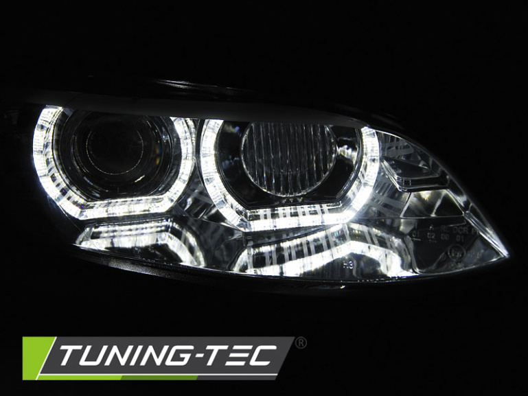 Xenon LED Tagfahrlicht Scheinwerfer für BMW 3er E92 / E93 Coupe/Cabrio 06-10 chrom