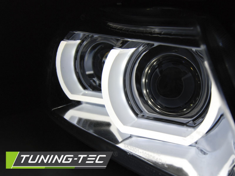 Xenon LED Angel Eyes Scheinwerfer für BMW 3er E90/E91 09-11 chrom