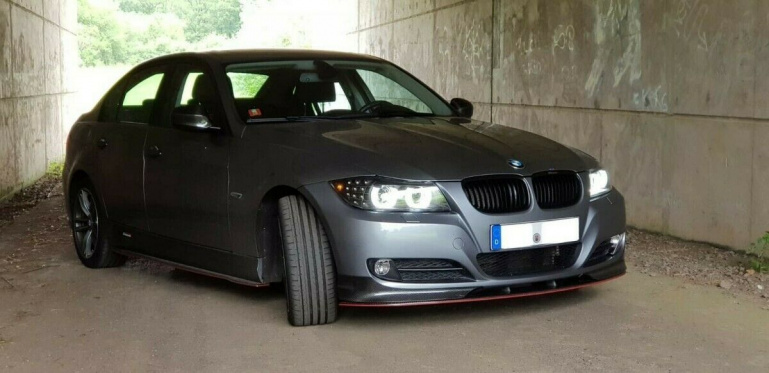 Xenon LED Angel Eyes Scheinwerfer für BMW 3er E90/E91 LCI 09-11 schwarz mit LED Blinker