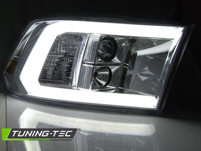 LED Tagfahrlicht Design Scheinwerfer für Dodge RAM 09-18 chrom