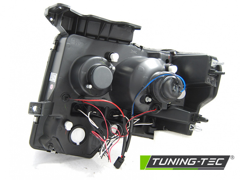 LED Angel Eyes Scheinwerfer für Ford F150 MK12 08-14 chrom