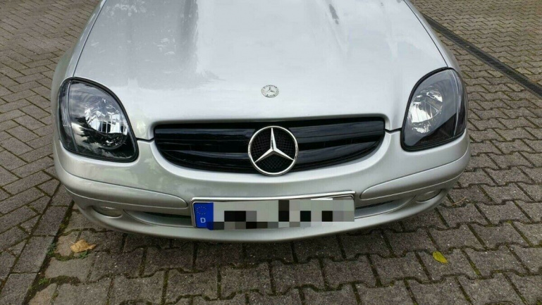 Upgrade Klarglas Scheinwerfer für Mercedes Benz SLK R170 schwarz