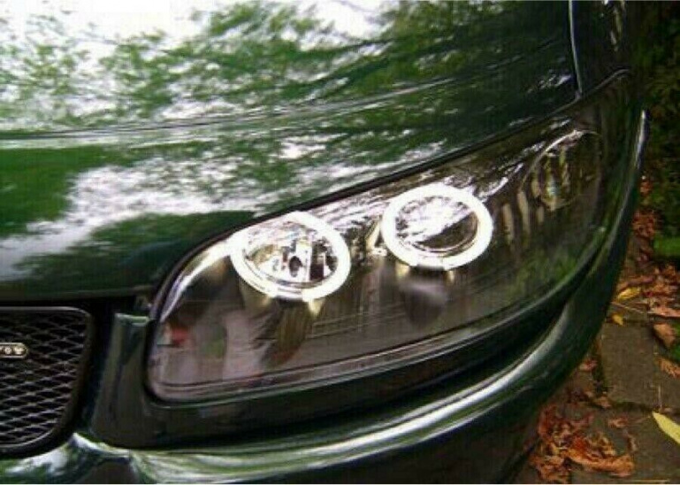 LED Angel Eyes Scheinwerfer für Opel Omega B 94-99 schwarz