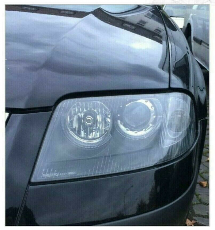 Upgrade Design Angel Eyes Scheinwerfer für VW Passat 3BG 00-05 schwarz