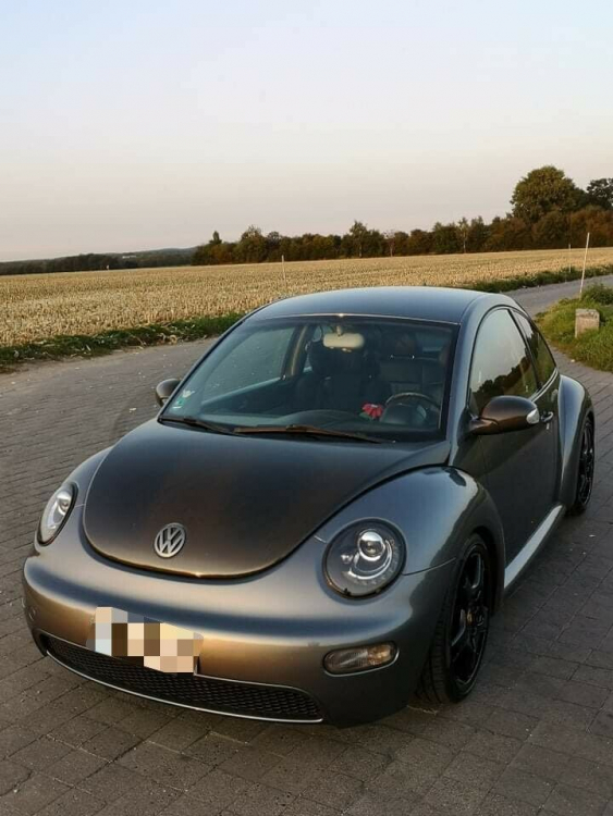 LED Tagfahrlicht Design Scheinwerfer für VW New Beetle 98-05 schwarz