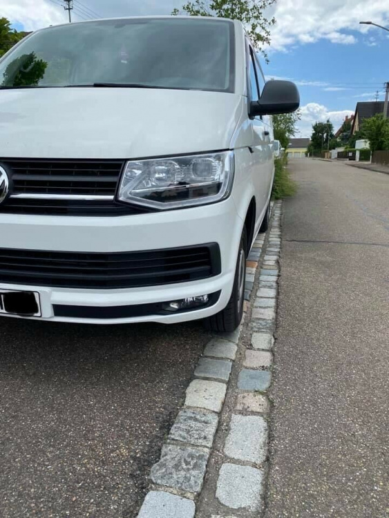 LED Tagfahrlicht Scheinwerfer für VW T6 15-19 chrom mit dynamischem LED Blinker