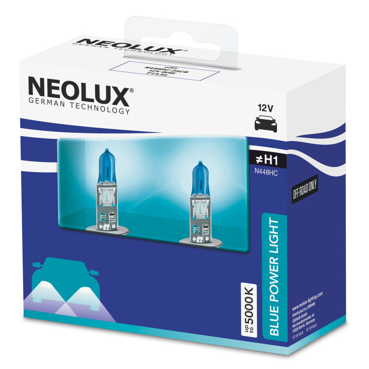 NEOLUX H1 12V 80W Blue Power Light Xenon / LED Look