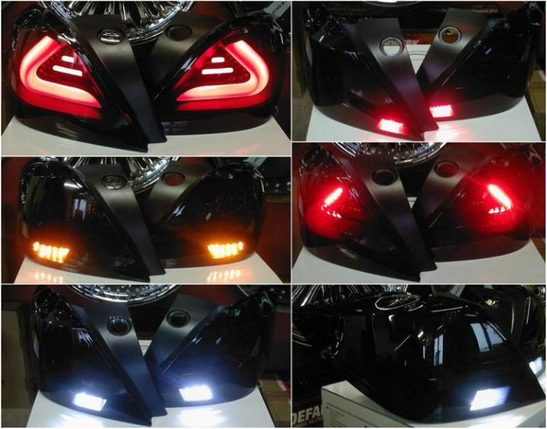 Voll LED Upgrade Design Rückleuchten für Opel Astra H GTC 05-10 schwarz/rauch