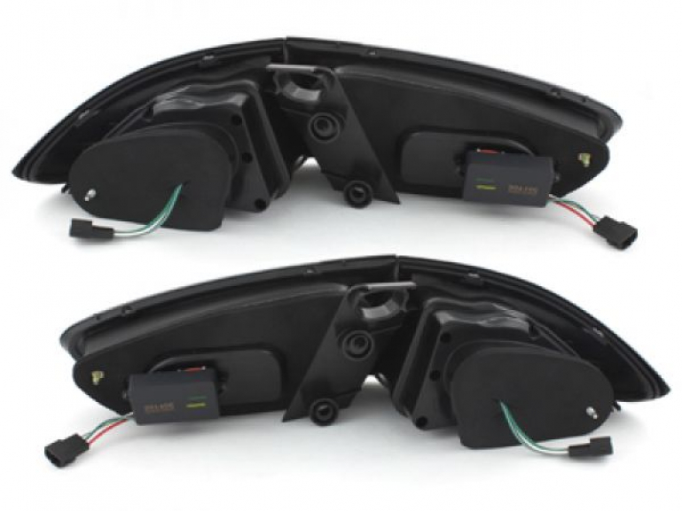 Voll LED Upgrade Design Rückleuchten für Seat Leon 1P Facelift 09-12 schwarz/rauch