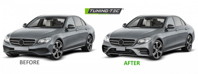 Upgrade Design Frontstoßstange für Mercedes-Benz E-Klasse W213/S213 Lim./T-Modell 16-19 mit PDC