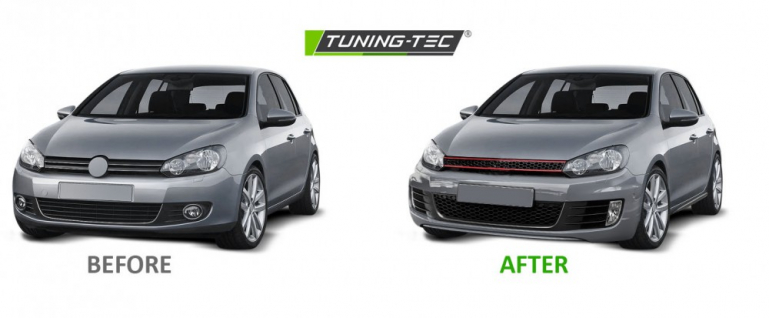 Upgrade Design Frontstoßstange für VW GOLF 6 08-12 Lim./Variant/Coupe mit PDC