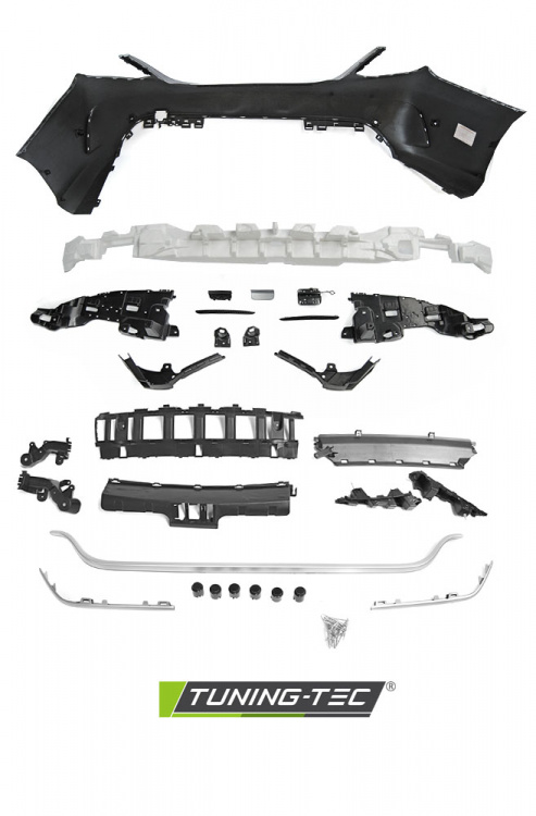 Upgrade Design Heckstoßstange für Mercedes-Benz C-Klasse W205 Lim. 14-18 mit PDC