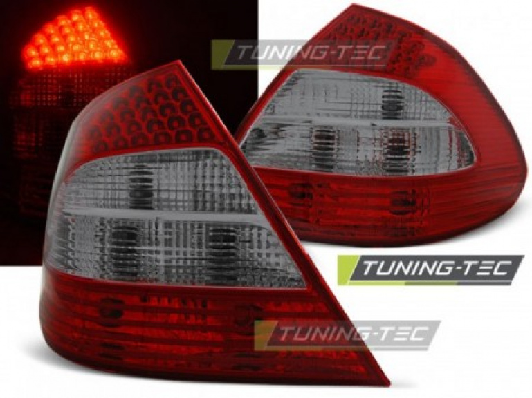 LED Upgrade Design Rückleuchten Mercedes Benz E-Klasse W211 Limousine 02-06 rot/rauch