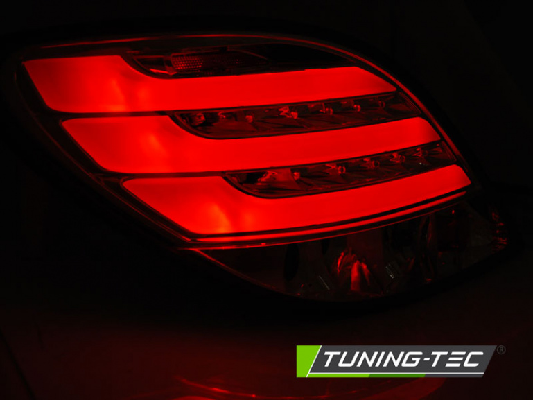 LED Lightbar Design Rückleuchten für Peugeot 207 06-09 rot/weiß