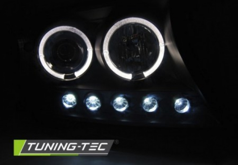 LED Angel Eyes Scheinwerfer für Toyota Land Cruiser FJ200 07-12 chrom