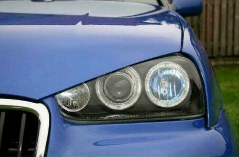 Scheinwerfer Angel Eyes LED schwarz passt für VW Golf 3 III ab 1991 - 1997