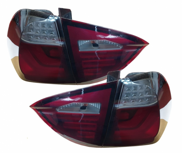 LED Lightbar Design Rückleuchten für BMW 3er E91 Touring 05-08 rot/rauch