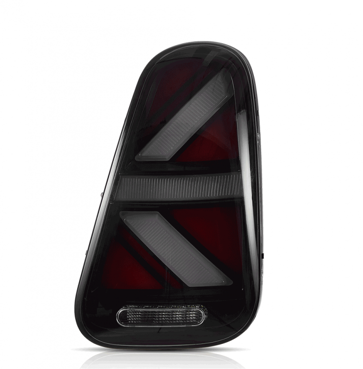 LED Union Jack Design Rückleuchten für Mini Cooper R50/R52/R53 01-06 schwarz/klar