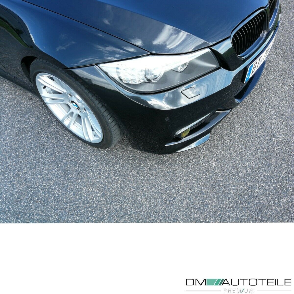 SET Kühlergrill Schwarz Hochglanz passend für BMW 3er E90 E91 LCI