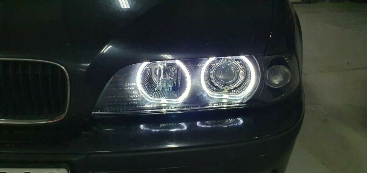 Xenon LED Angel Eyes Scheinwerfer für BMW 5er E39 Facelift 00-03