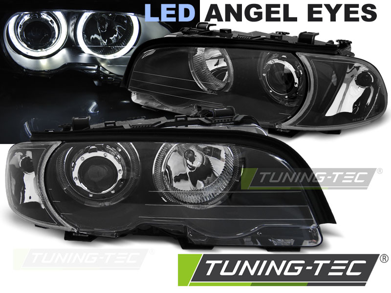 LED Angel Eyes Scheinwerfer für BMW 3er E46 Coupe / Cabrio 99-03